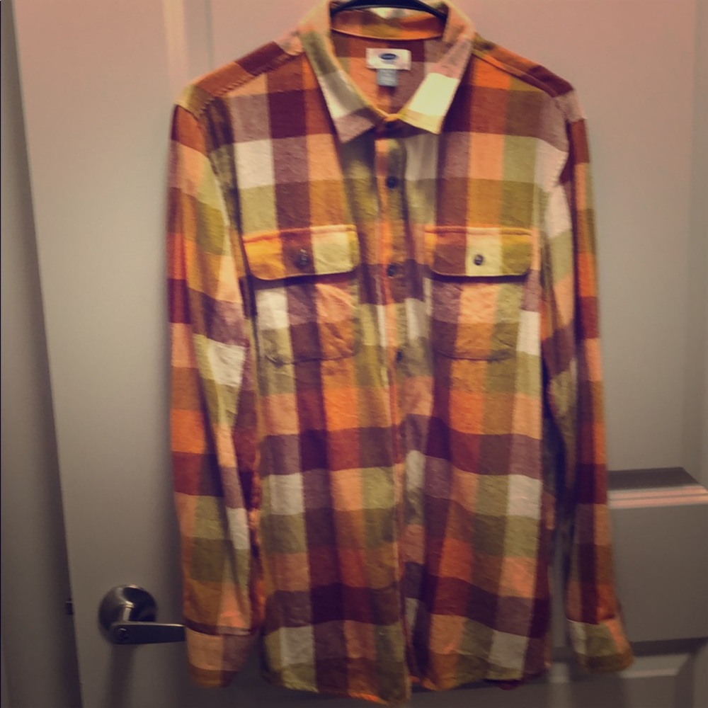 Boys Old Navy Plaid Shirt - Size XXL (18)